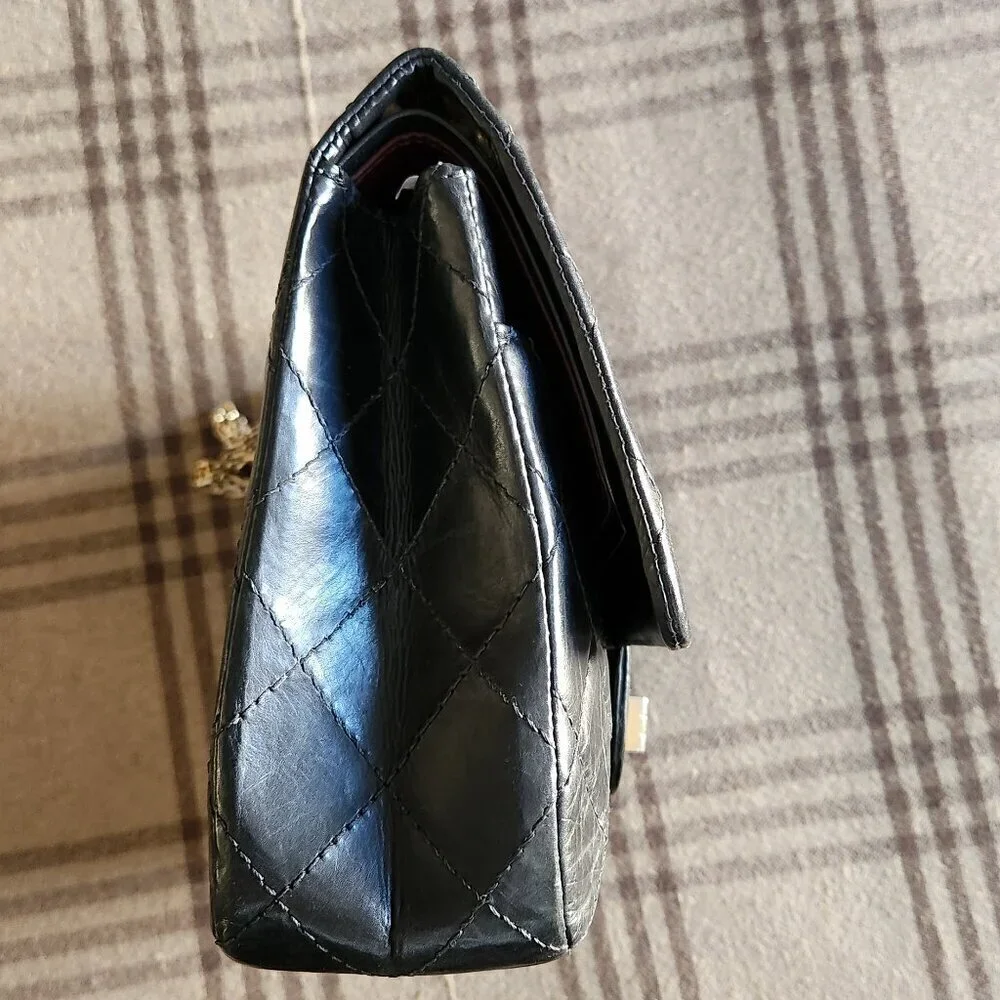 Chanel Black 2.55 – 2005 Quilted Flap Bag, Authentic